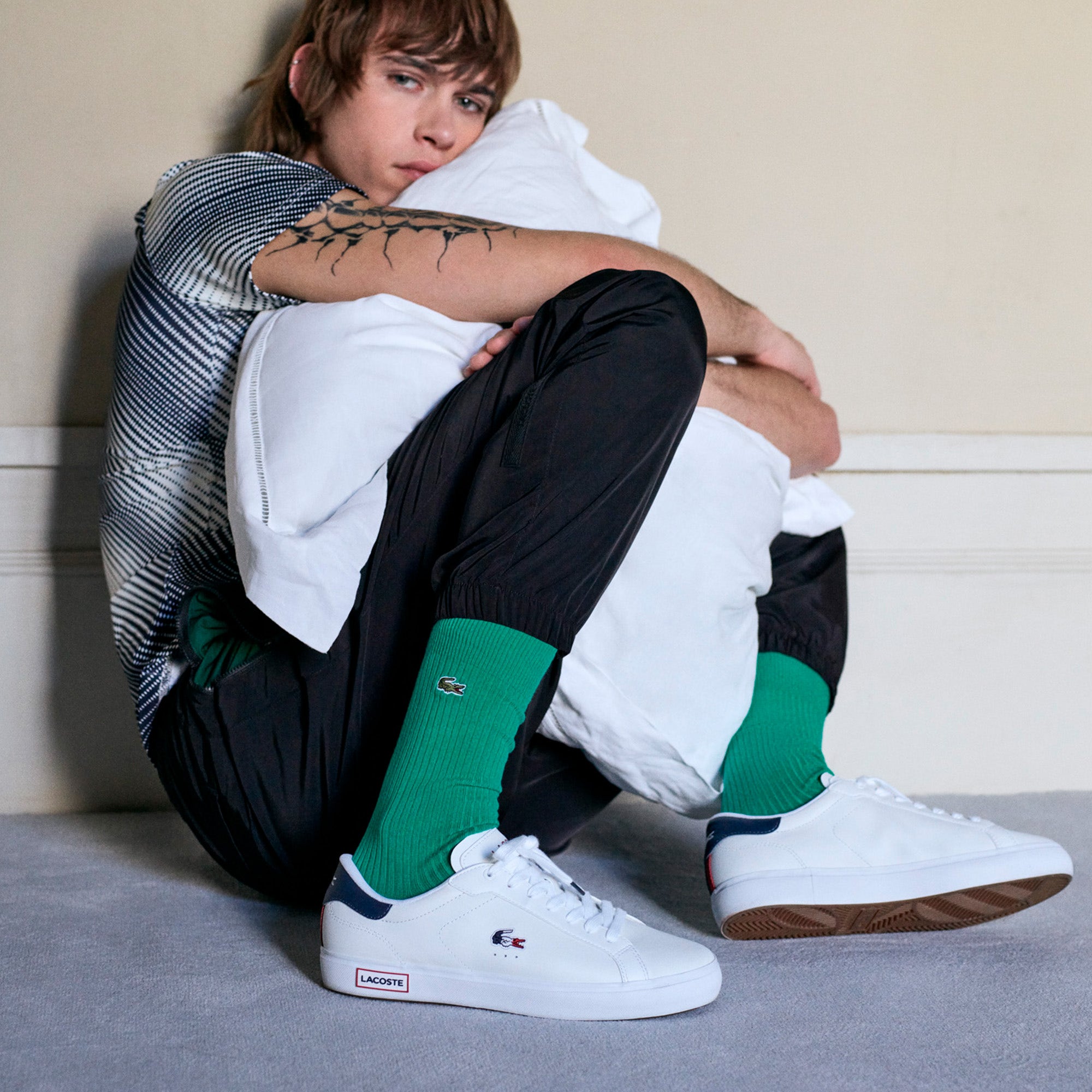 Men's Powercourt Leather Sneakers