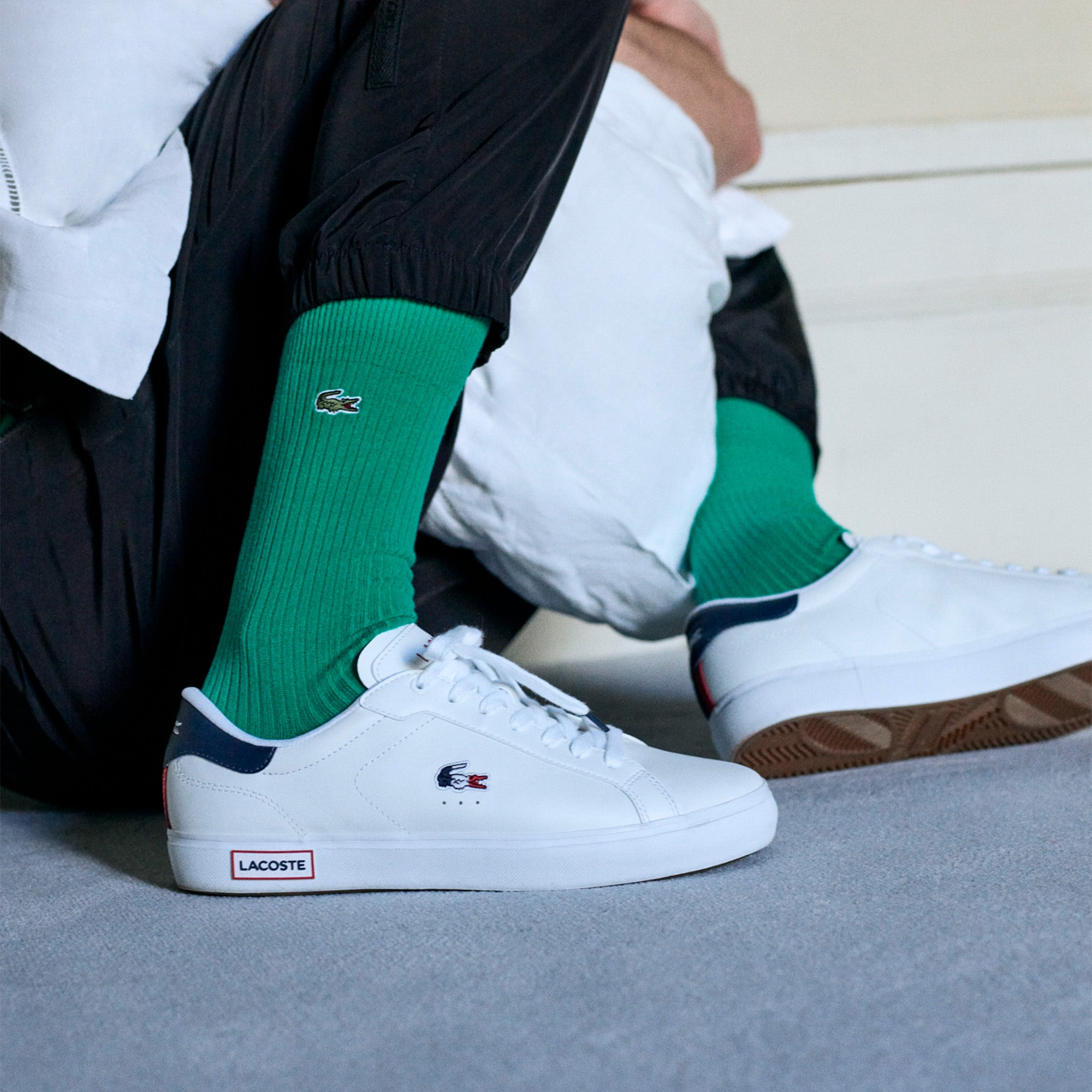 Men's Powercourt Leather Sneakers