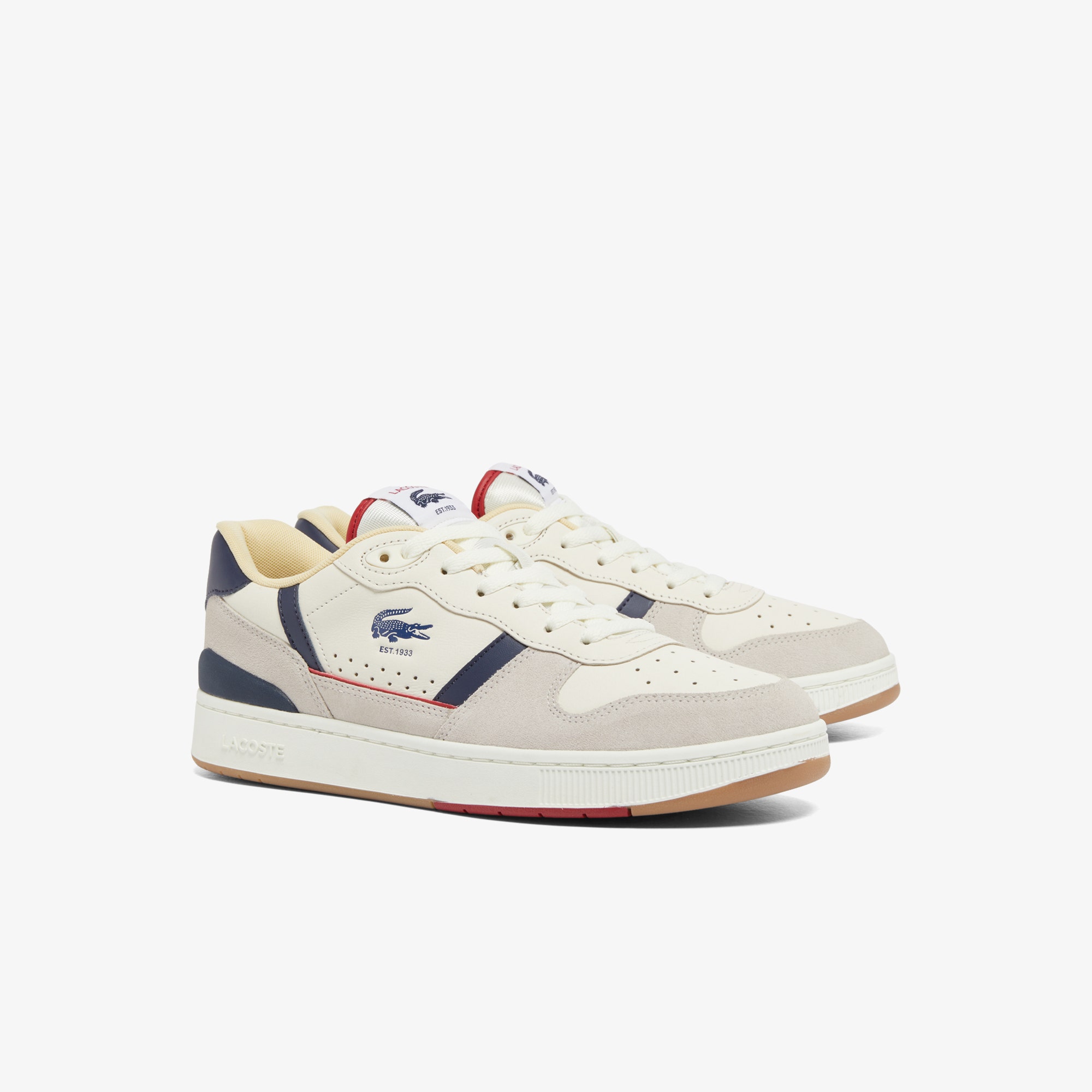 Men's T-Clip Set Leather Sneakers