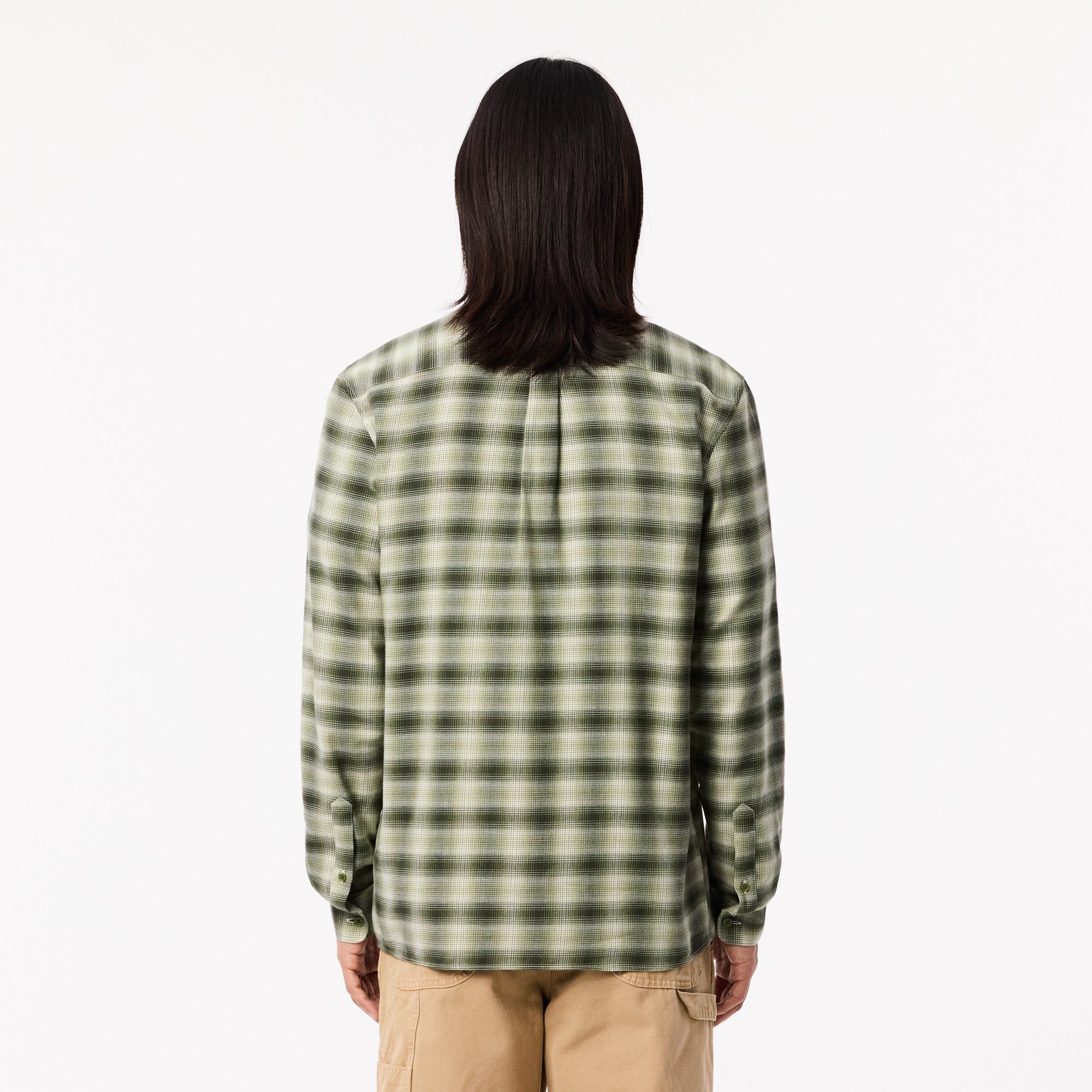 Regular Fit Wool and Cotton Flannel Shirt