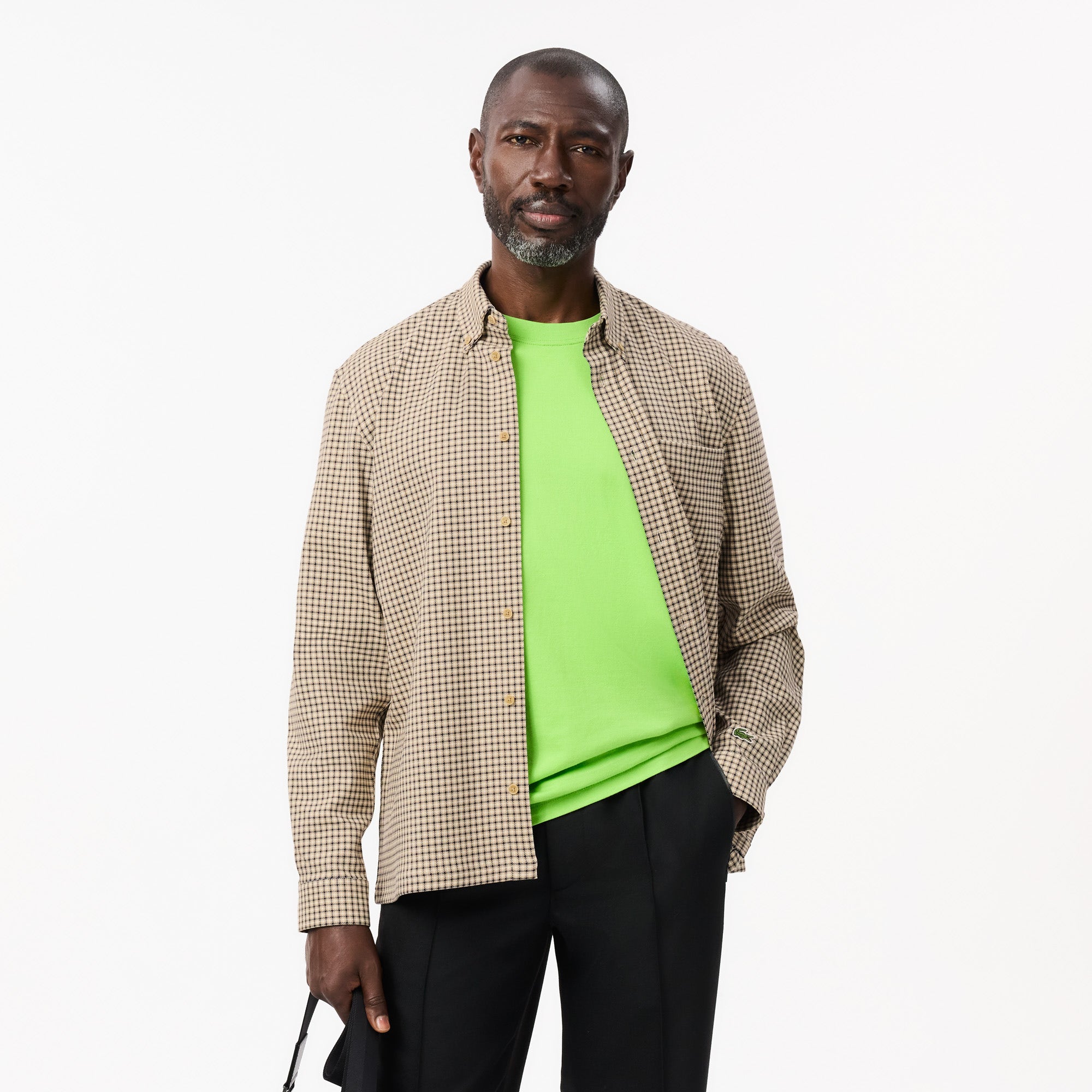 Regular Fit Cotton Plaid Overshirt