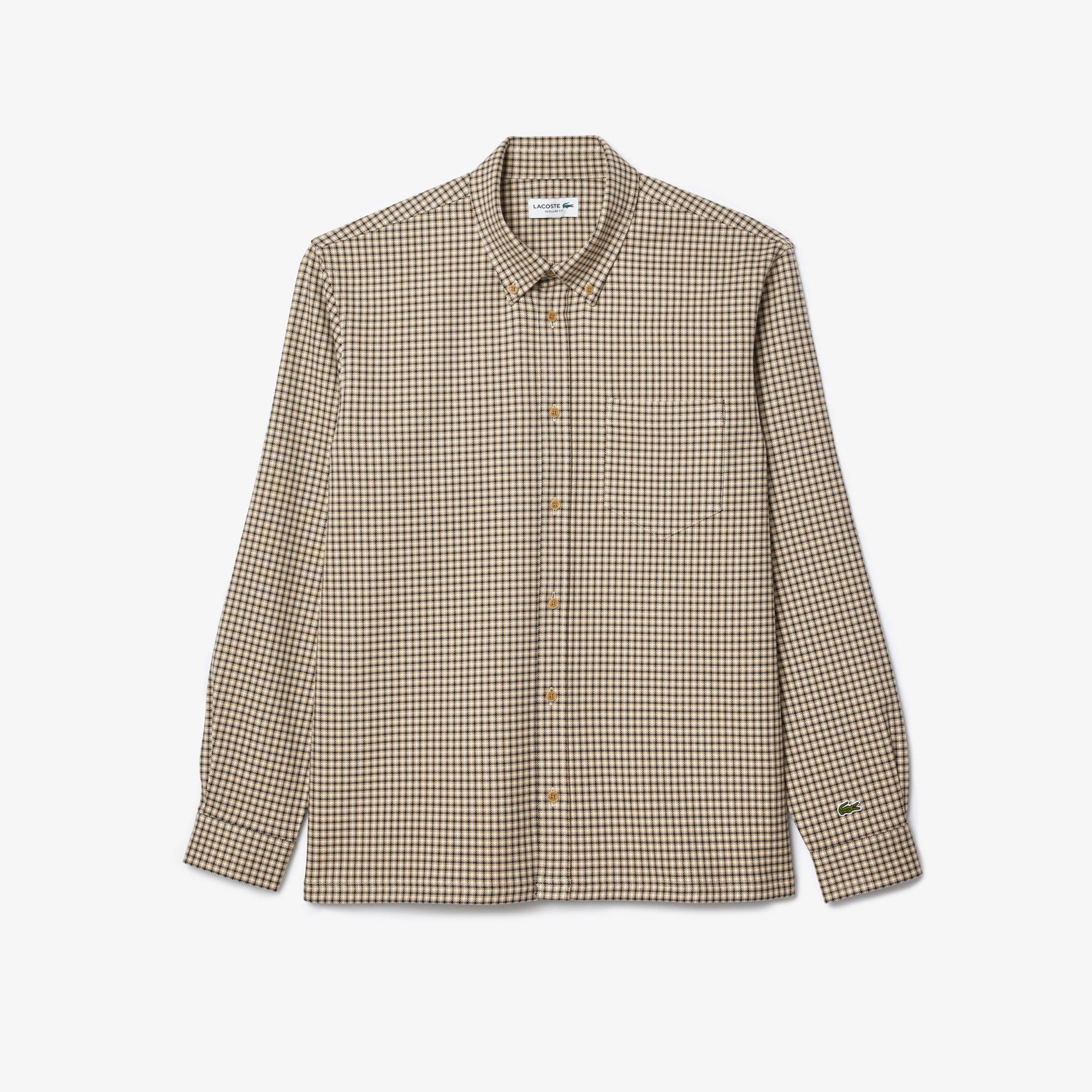 Regular Fit Cotton Plaid Overshirt