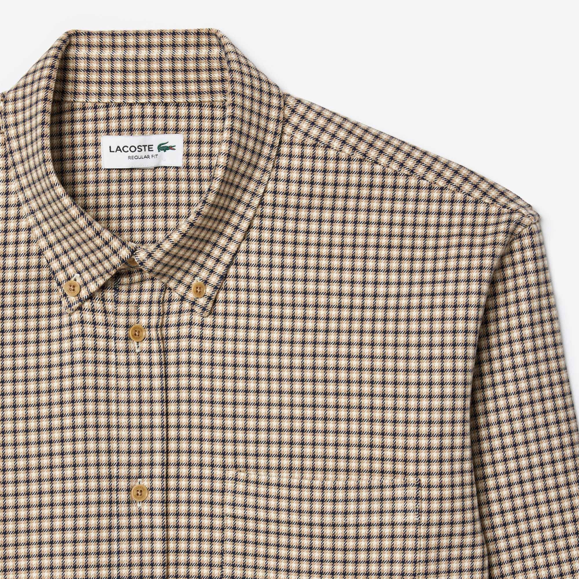 Regular Fit Cotton Plaid Overshirt