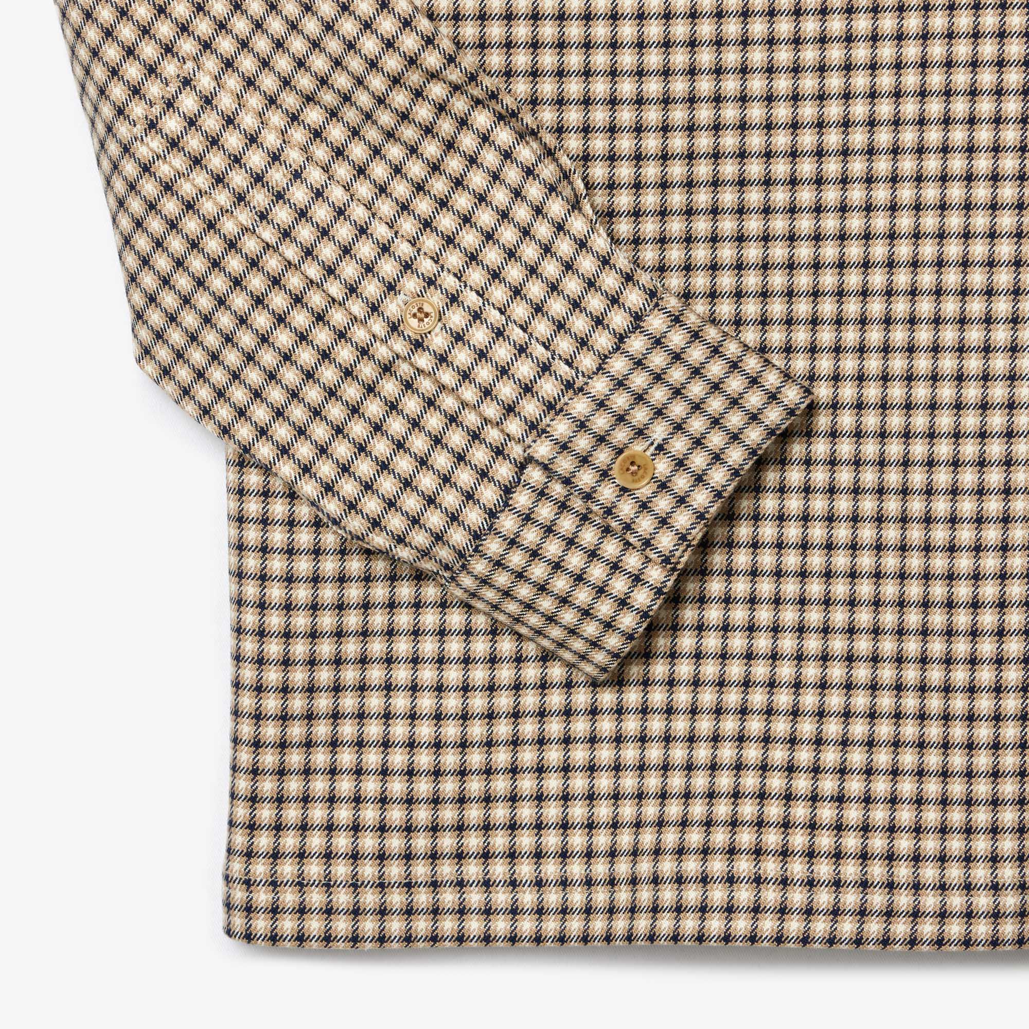 Regular Fit Cotton Plaid Overshirt