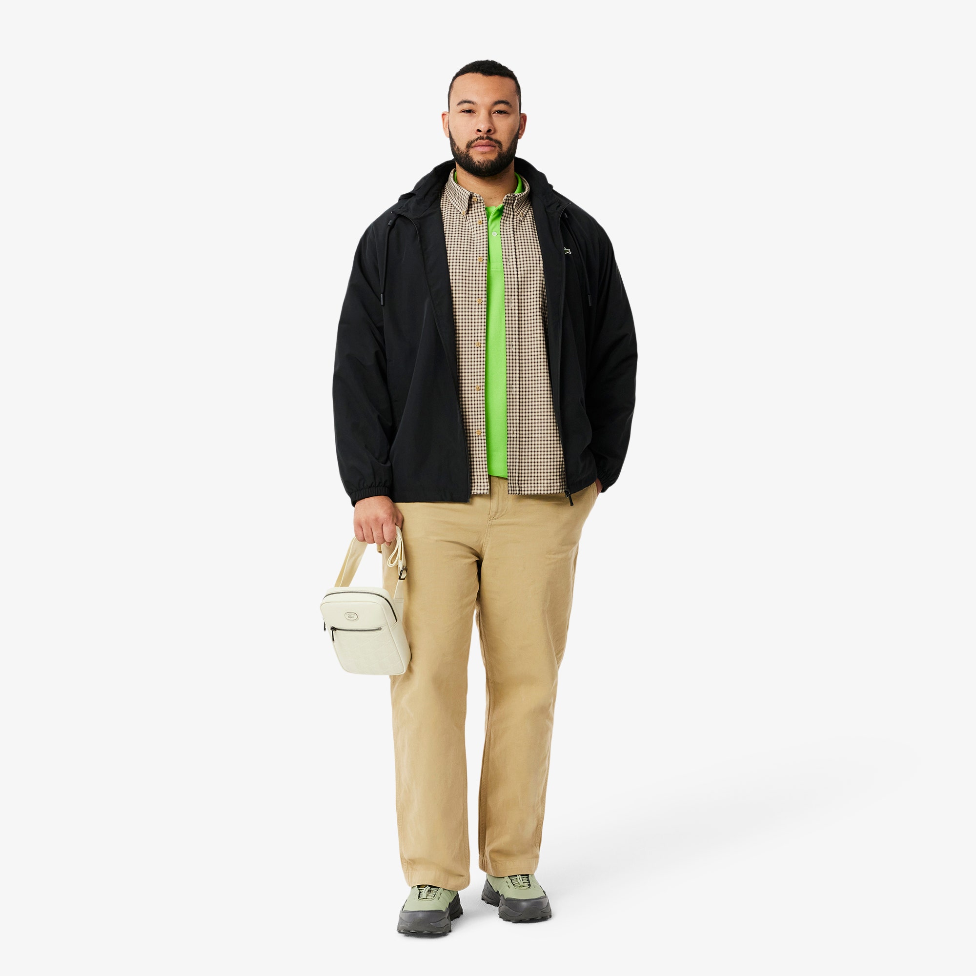 Regular Fit Cotton Plaid Overshirt