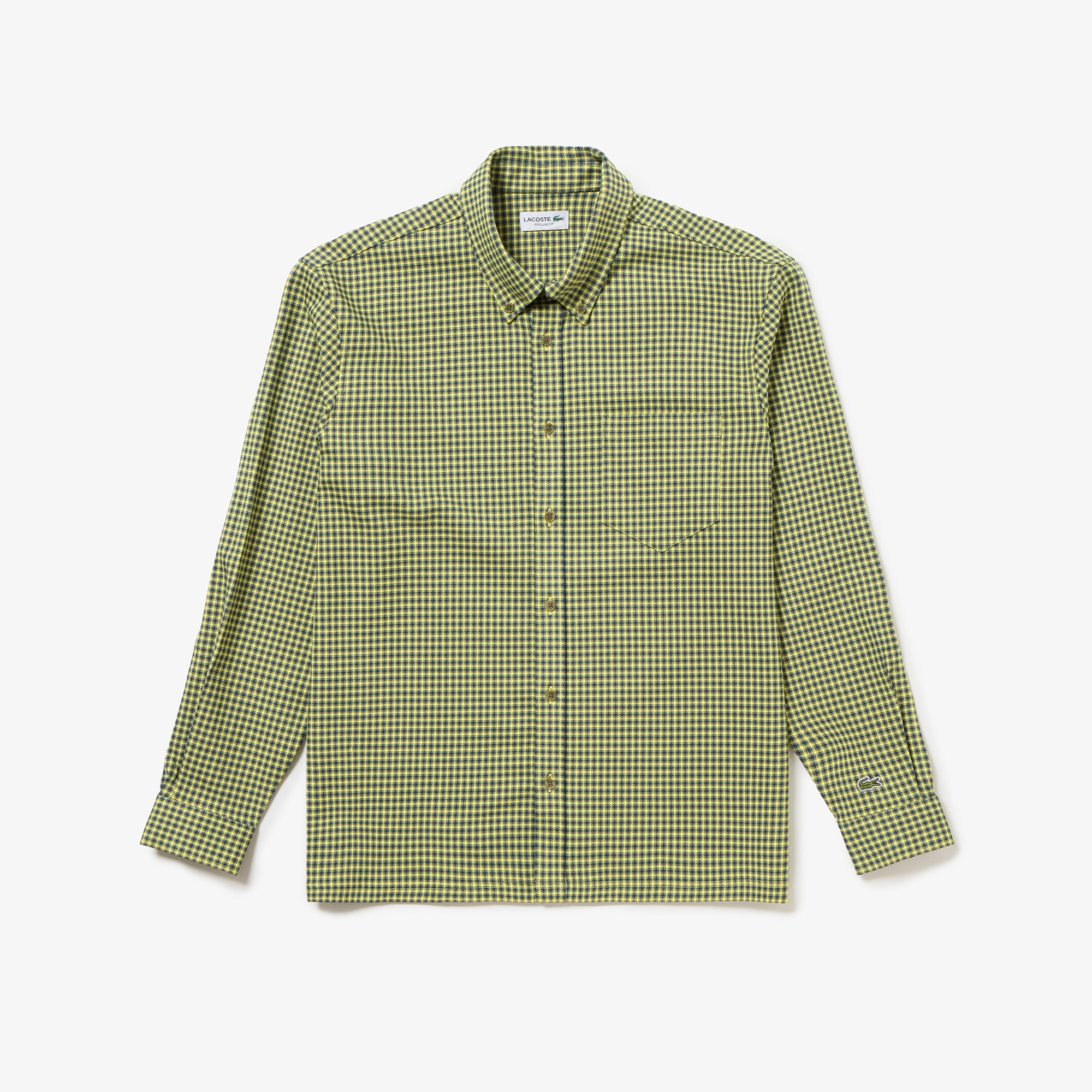 Regular Fit Cotton Plaid Overshirt