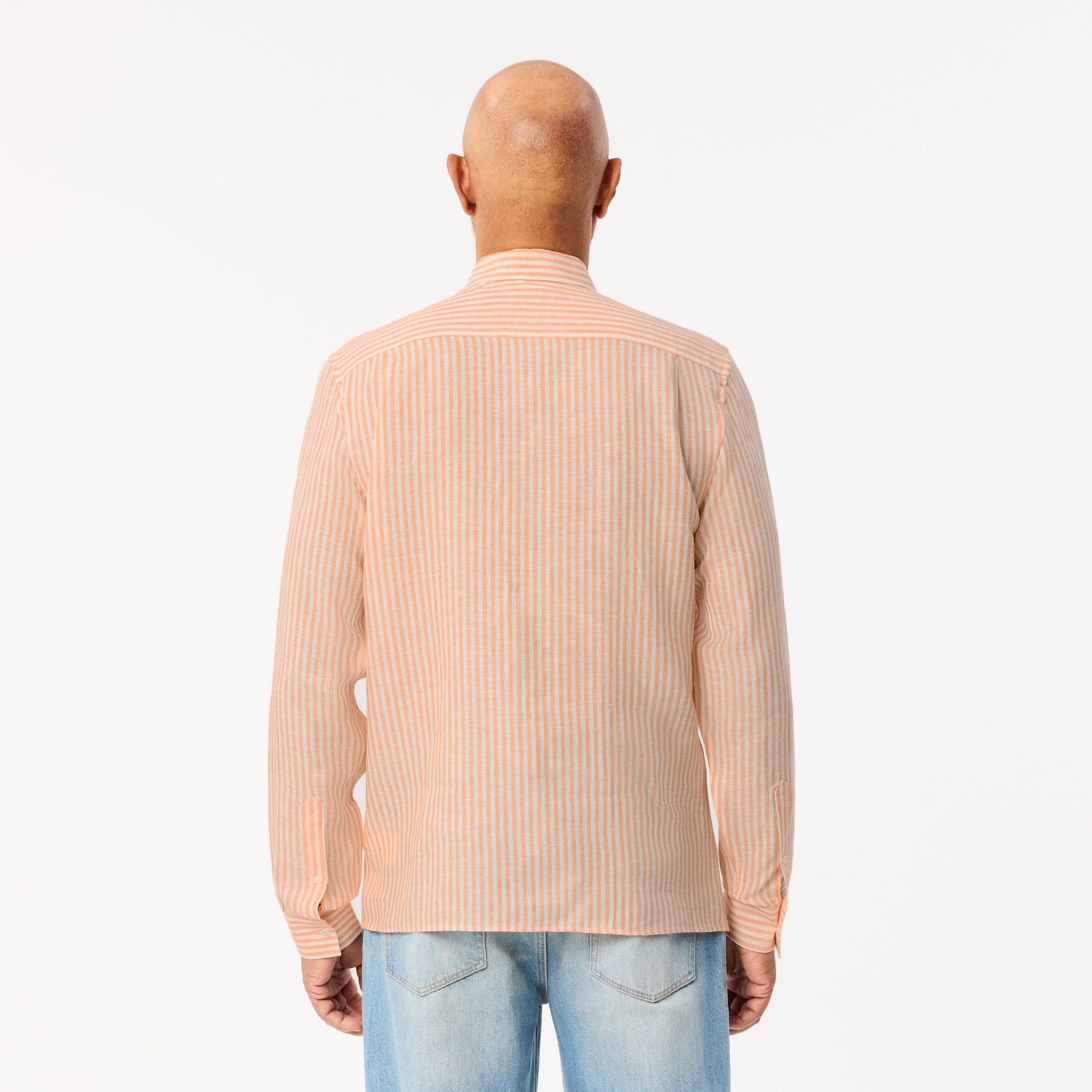 Regular Fit Striped Linen Shirt