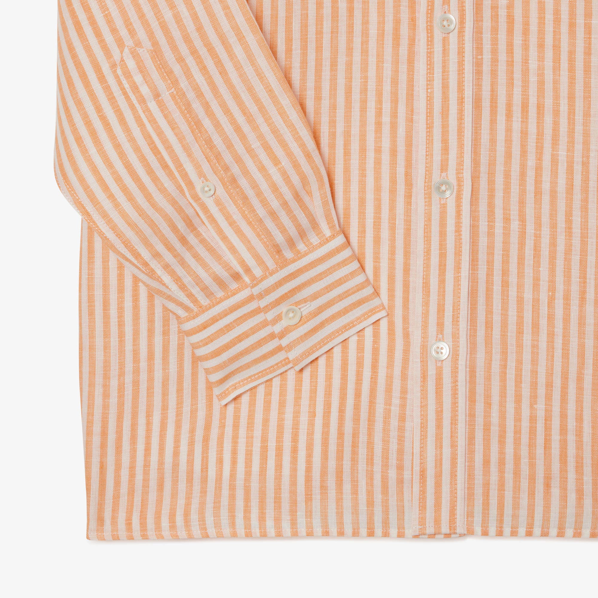 Regular Fit Striped Linen Shirt