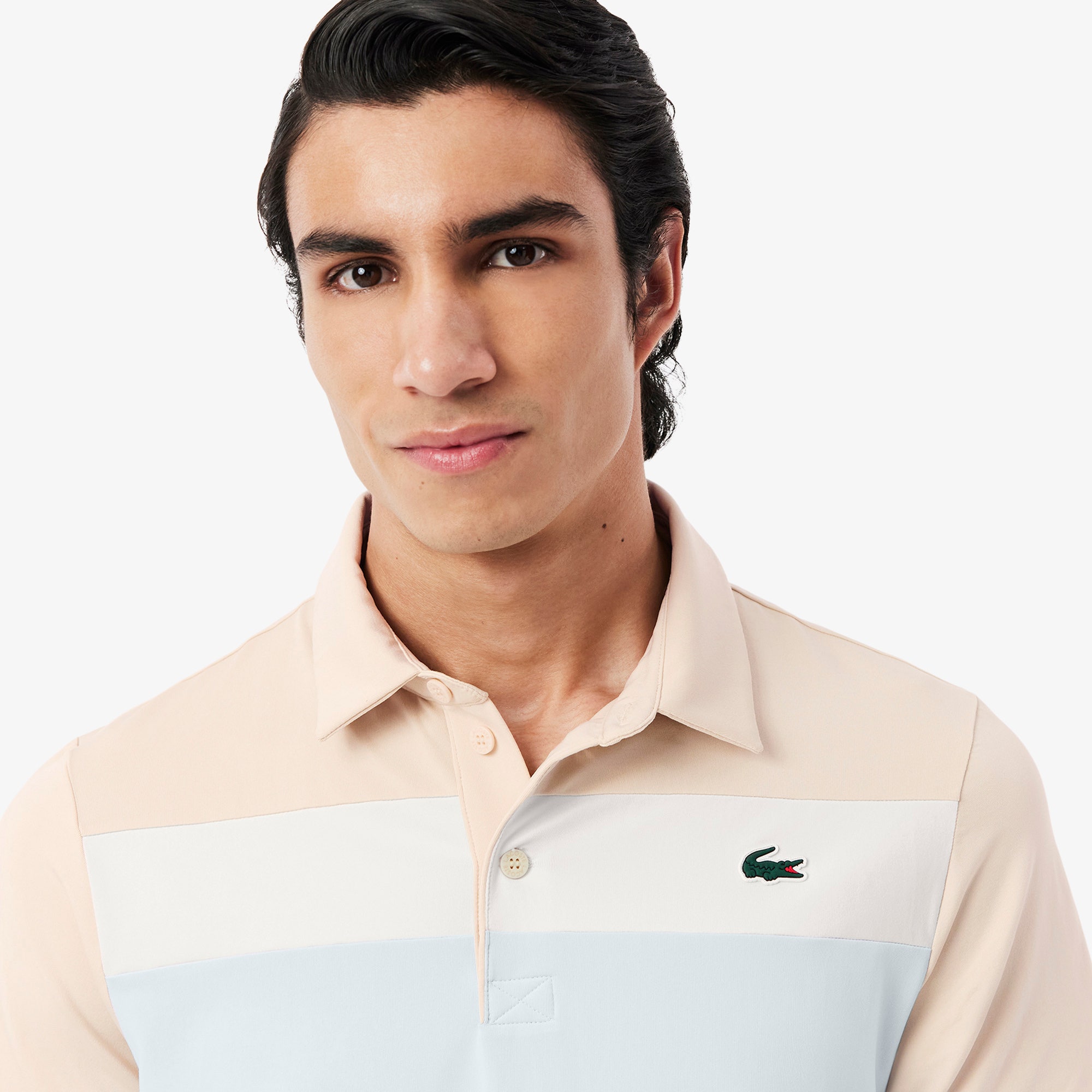 Regular Fit Colour-Block Golf Polo Shirt