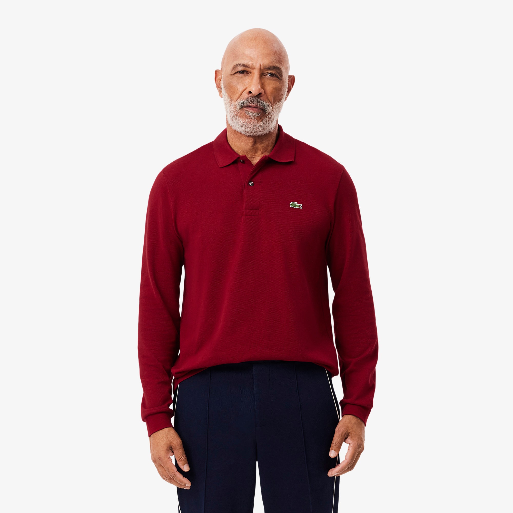 Classic Fit Long Sleeved L.12.12 Polo Shirt