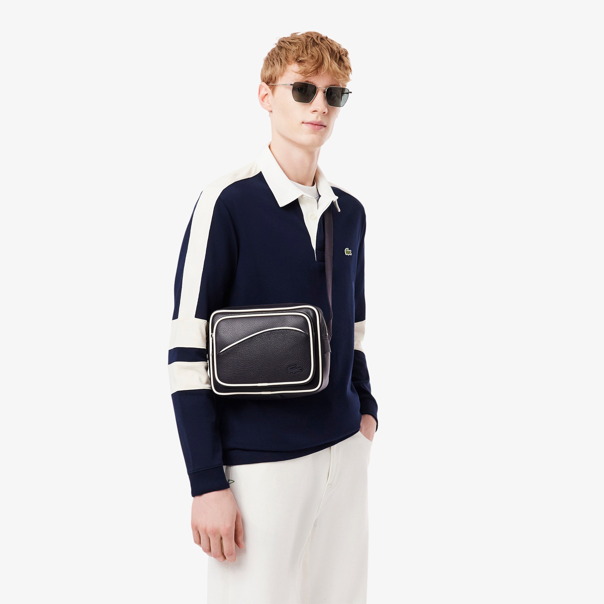 Angy Leather Reporter Bag