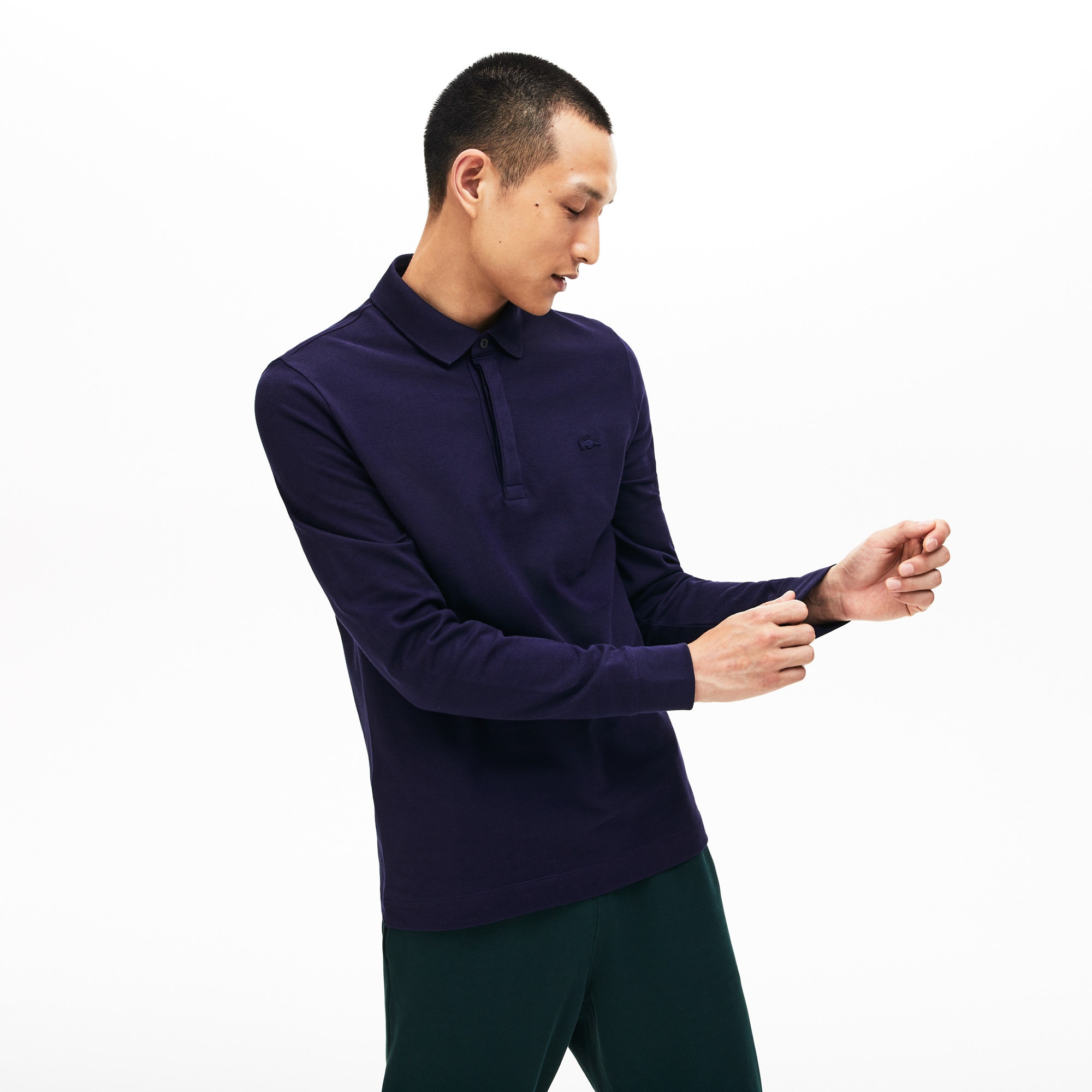 Regular Fit Paris Stretch Pique Polo Shirt