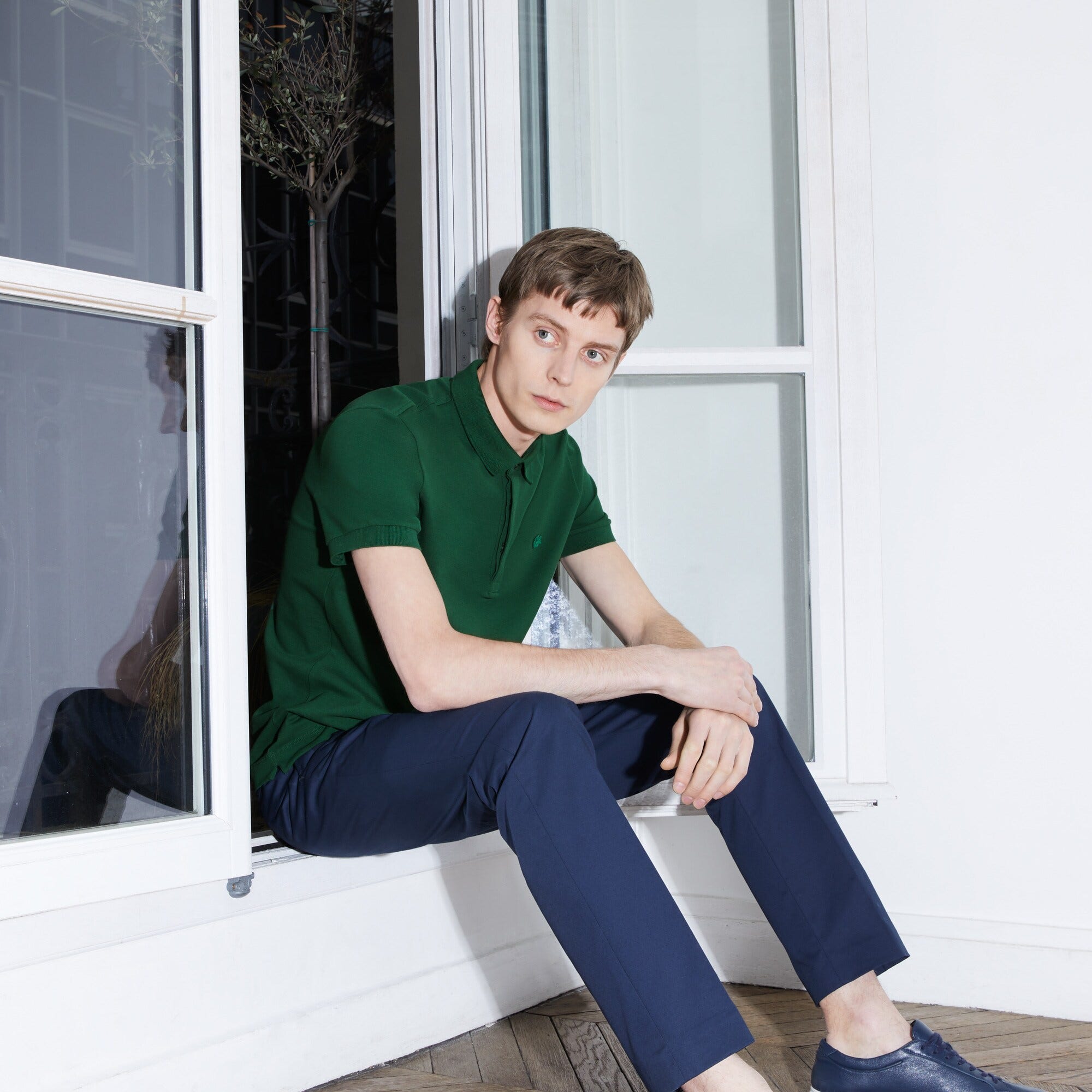 Regular Fit Paris Stretch Pique Polo Shirt