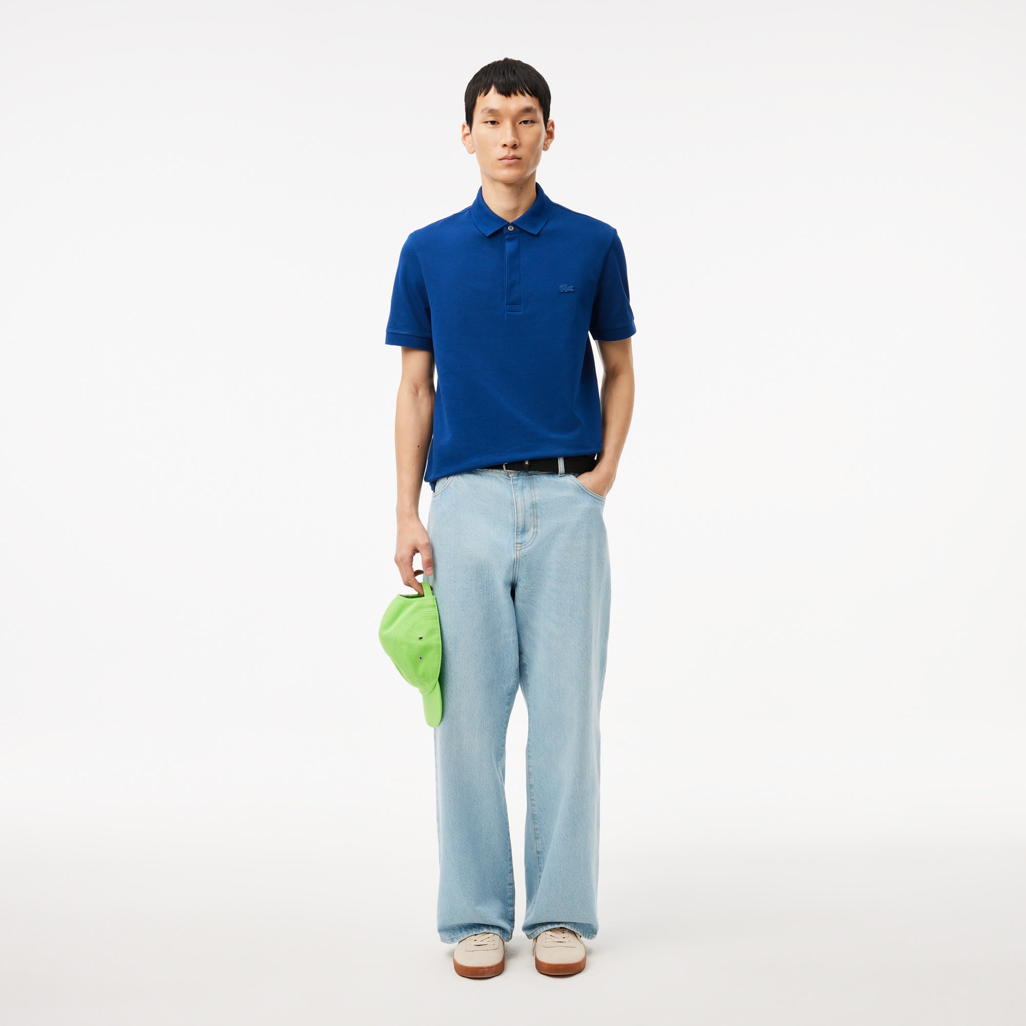 Regular Fit Paris Stretch Pique Polo Shirt