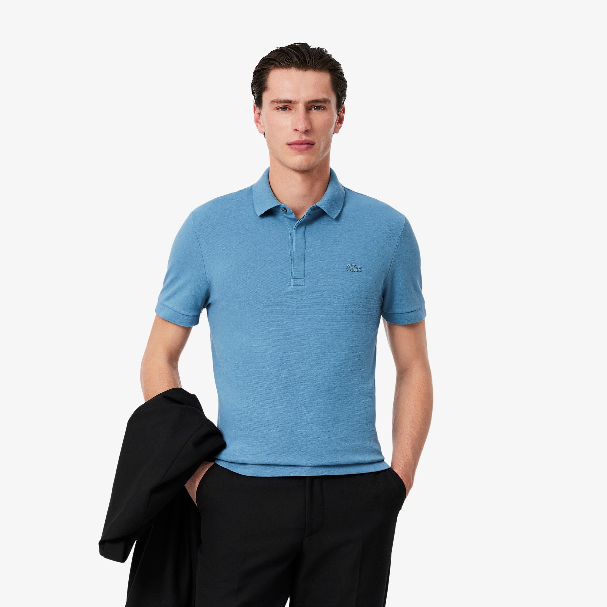 Regular Fit Paris Stretch Pique Polo Shirt