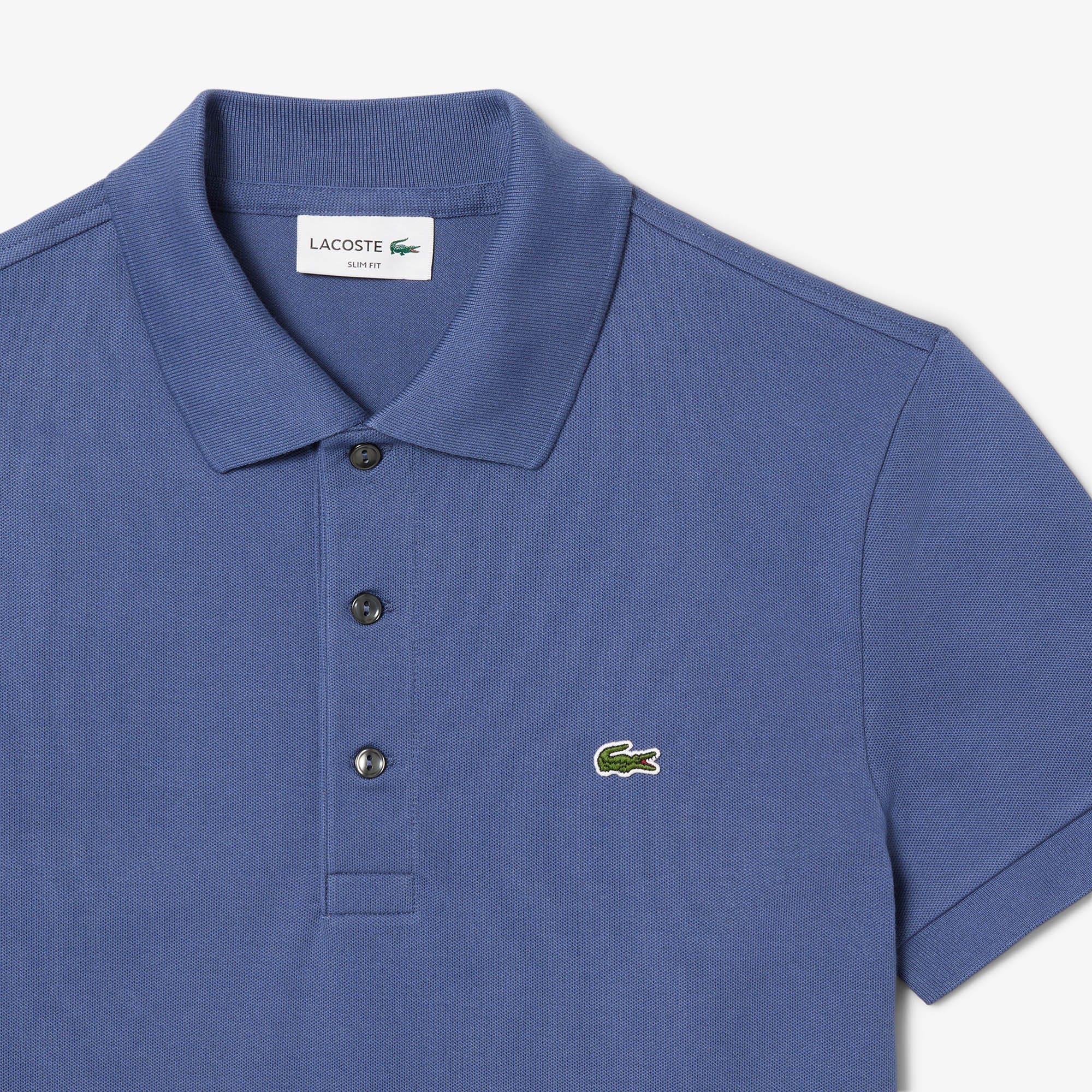 Slim Fit Stretch Mini Pique Polo Shirt