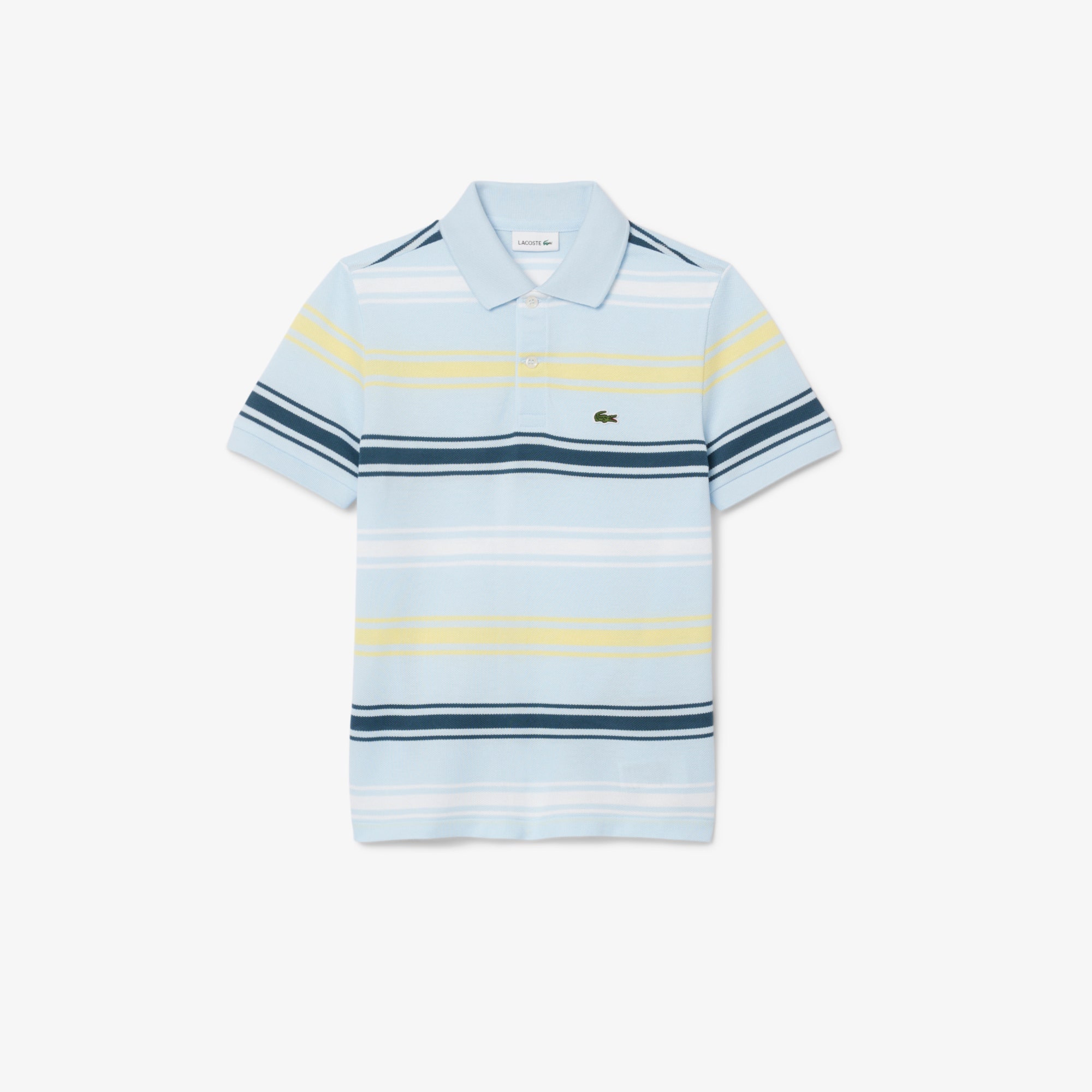 Striped Petit Pique Polo Shirt