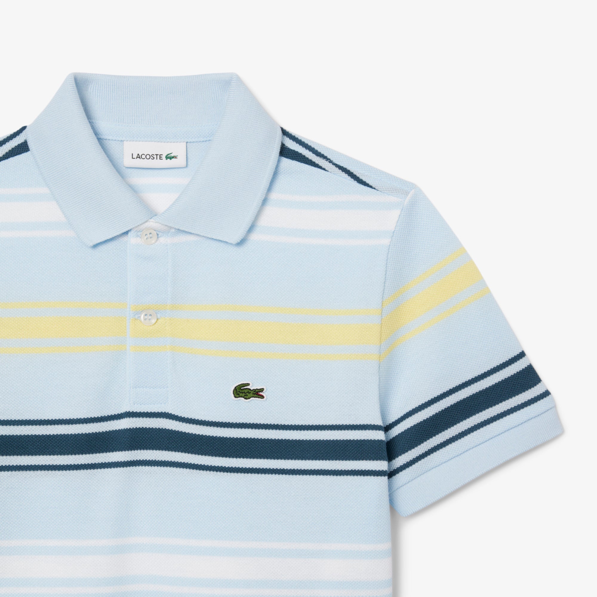 Striped Petit Pique Polo Shirt