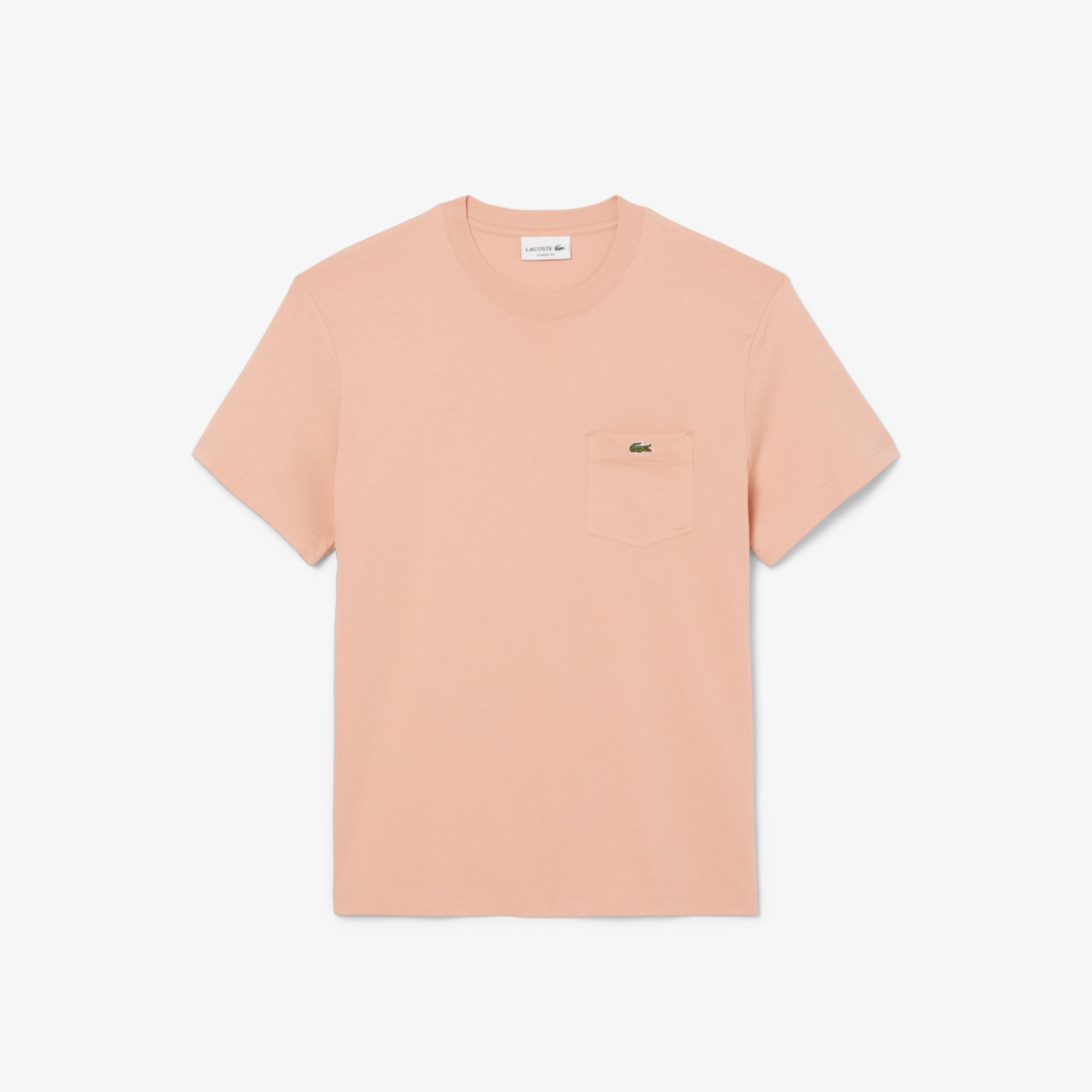 Cotton T-shirt with Breast Pocket